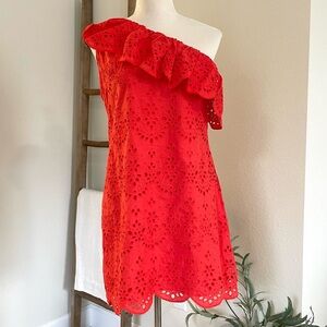 cupcakes & cashmere Scarlet One Shoulder Dress
